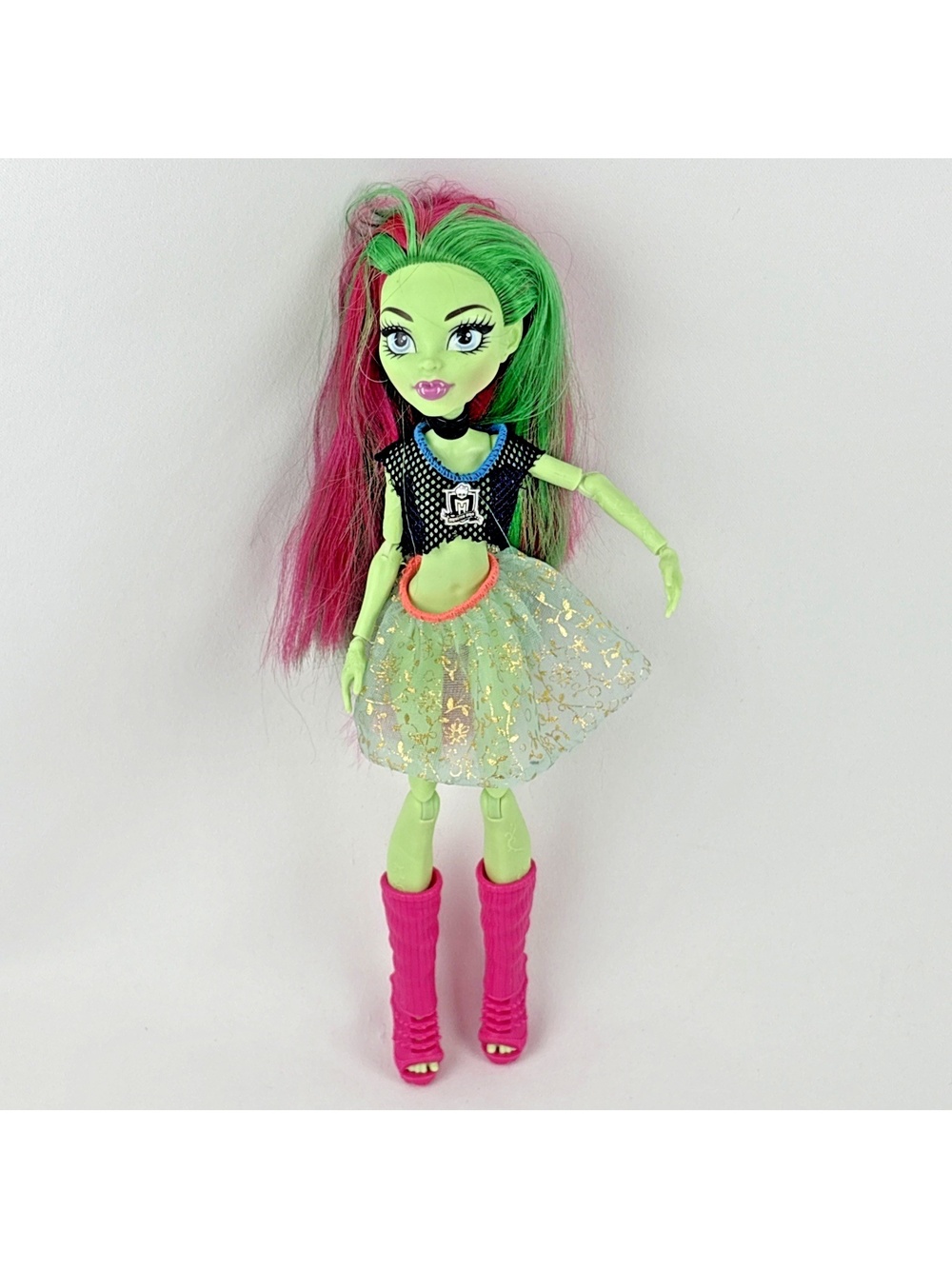 Mattel Monster High Venus McFlytrap 2015 Boots Fishnet Top and Gauzy Dress
